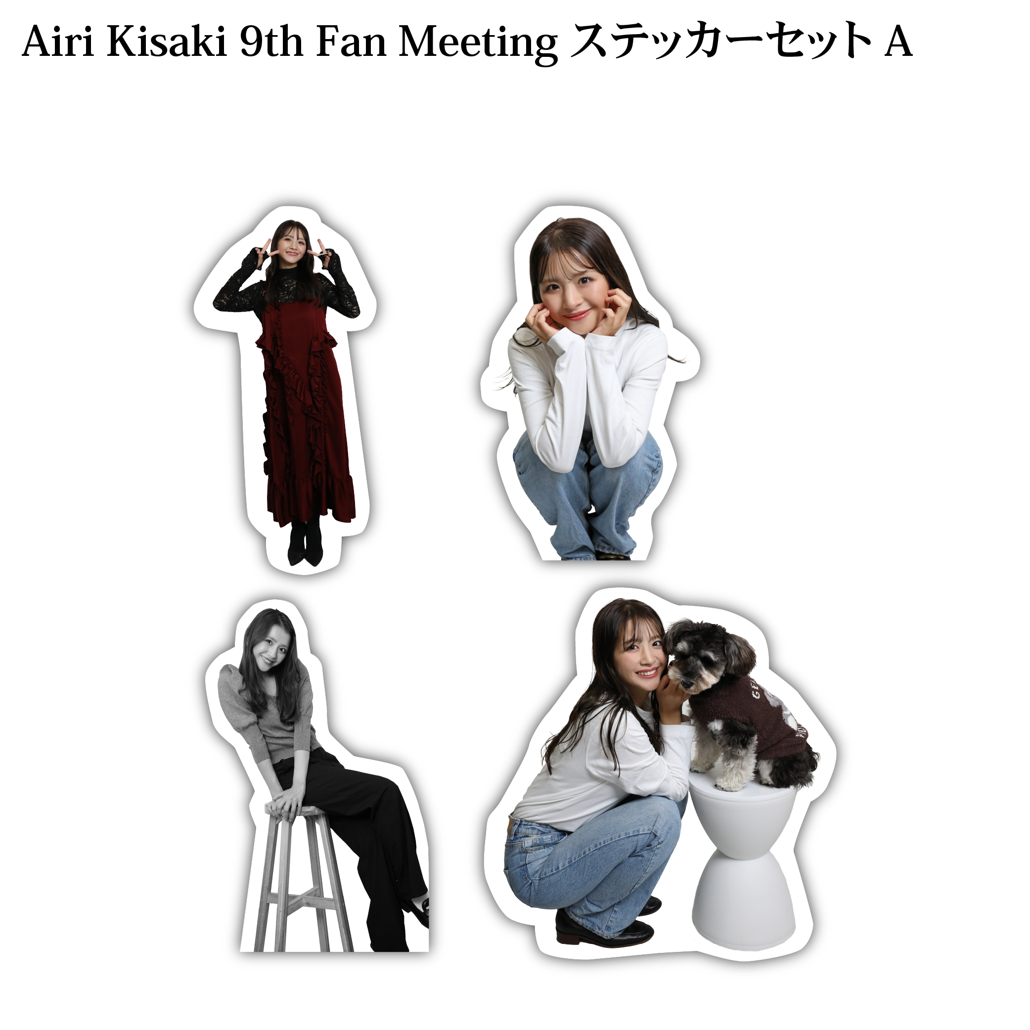 【9thファンミーティング】ステッカー4枚セットA